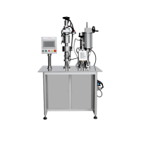 High-quality Semi-automatic Alcohol Spray Aerosol BOV Filling Machine Sunscreen Spray Aerosol Filler Machinery Cosmetic Machine